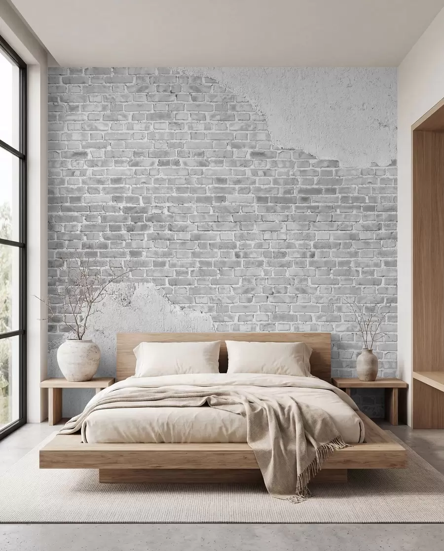 wall murals Pattern, brick and font u53029