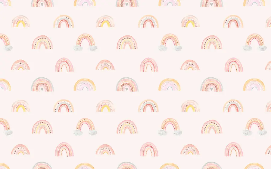 wall murals Watercolor rainbows u51251
