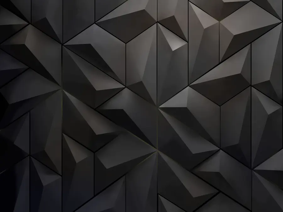 wall murals Triangular panels u79936