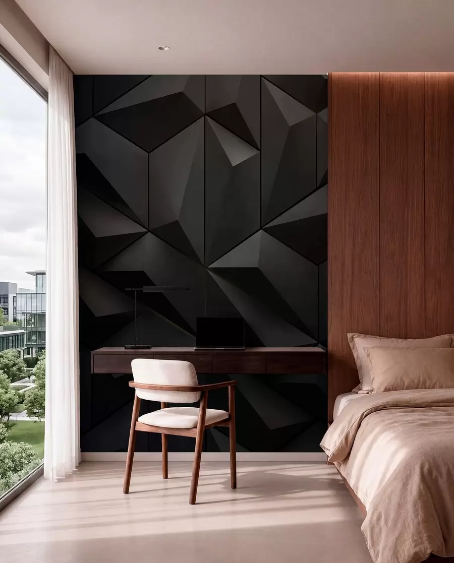 wall murals Triangular panels u79936