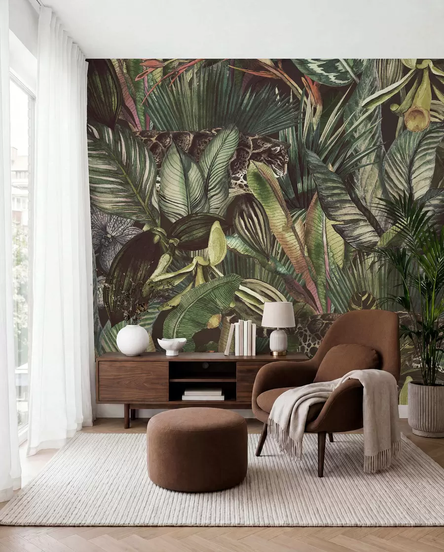 wall murals Mysterious jungle u51884