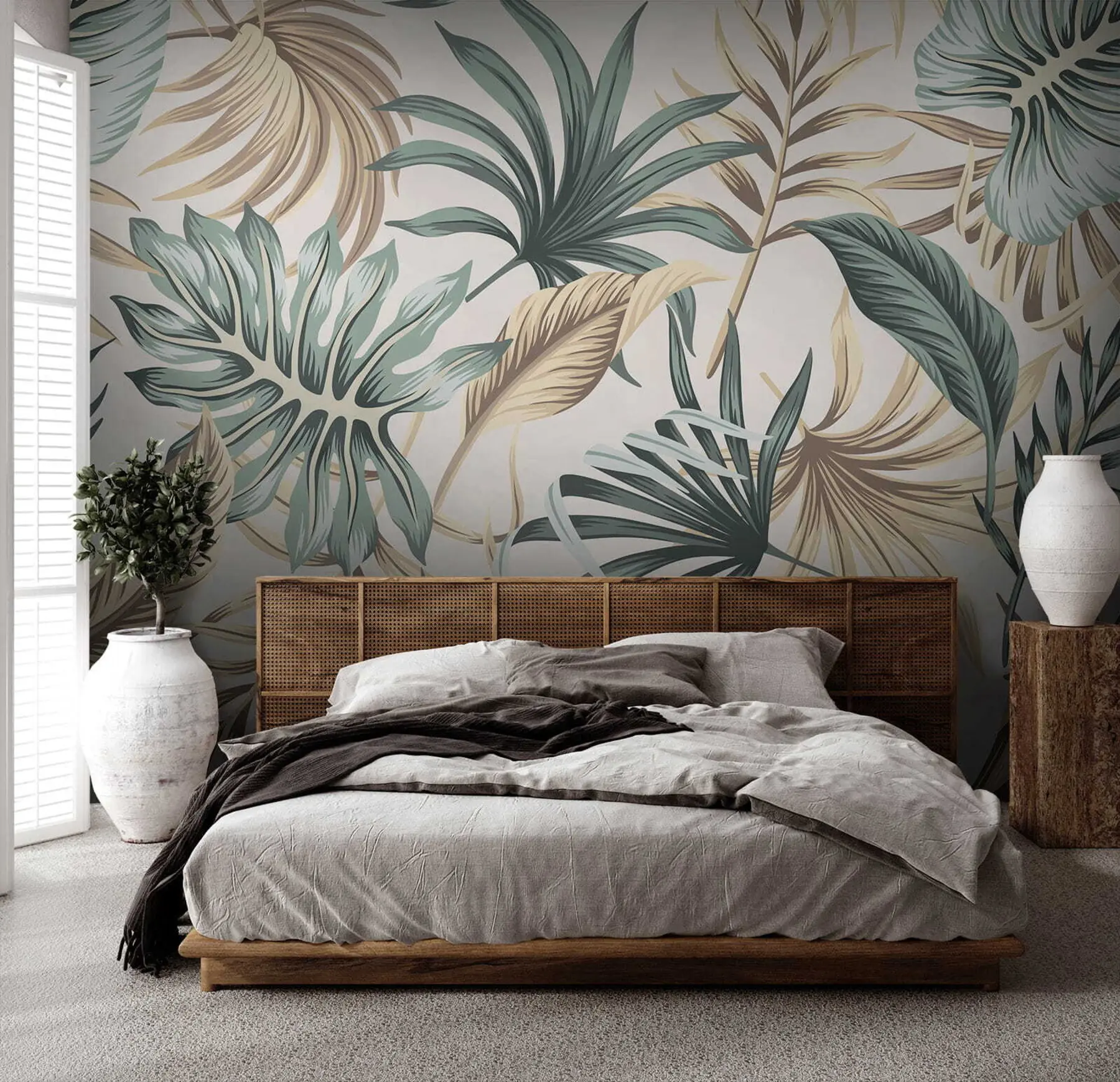 wall murals Colorful leaves u51888