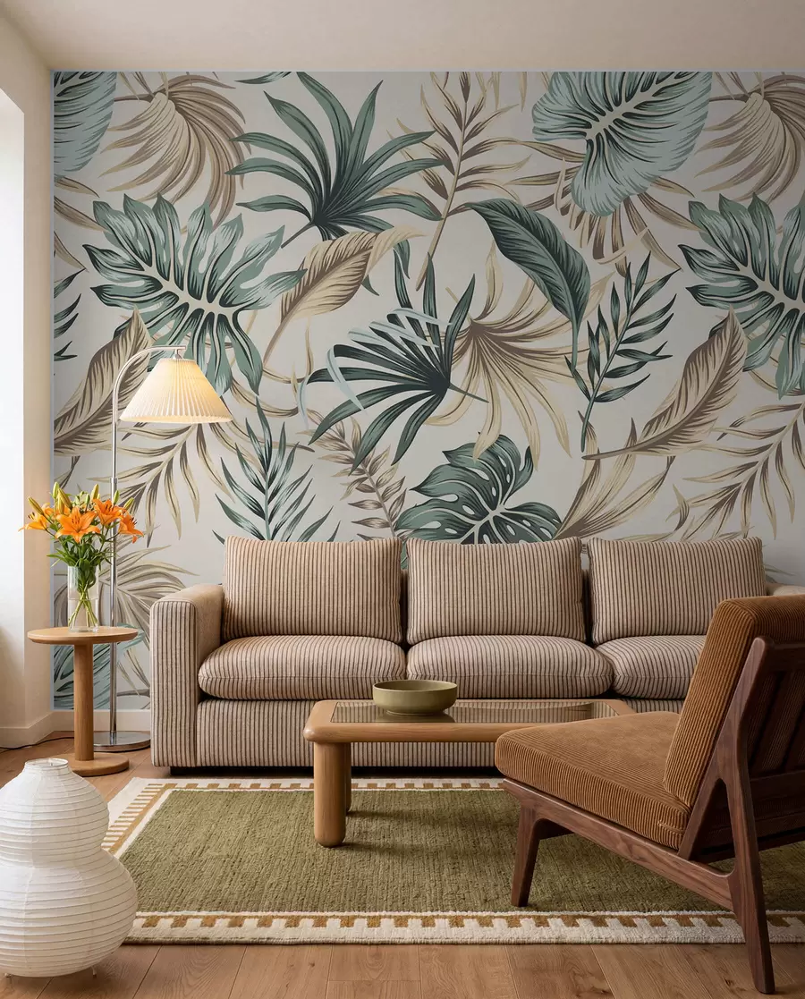 wall murals Colorful leaves u51888