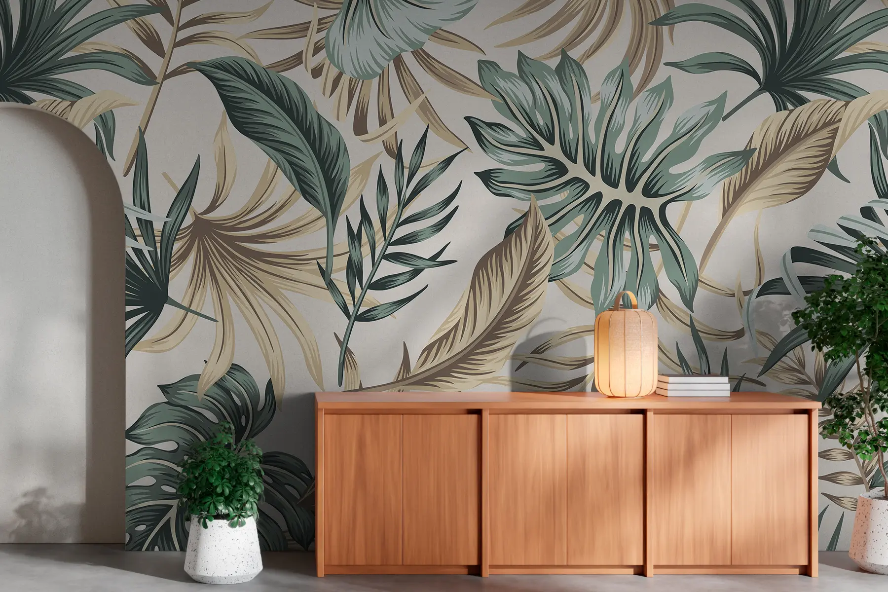 wall murals Colorful leaves u51888