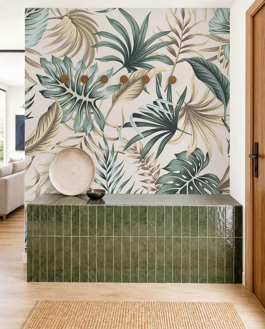 wall murals Colorful leaves u51888