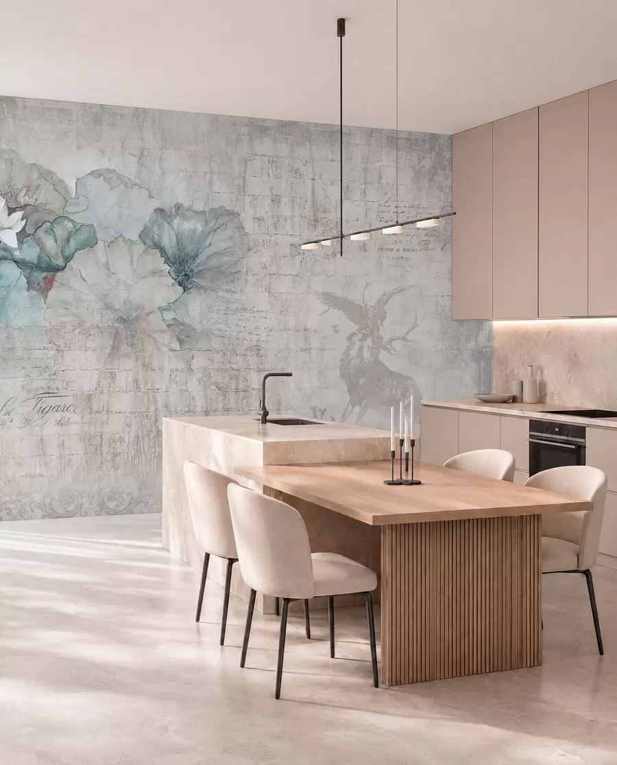 wall murals Flower, art and petal u04724