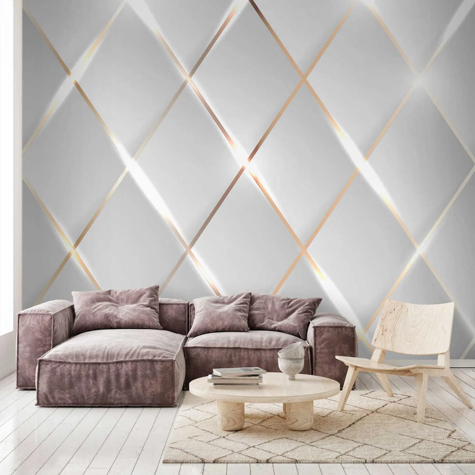 wall murals Grid on a white background u06014
