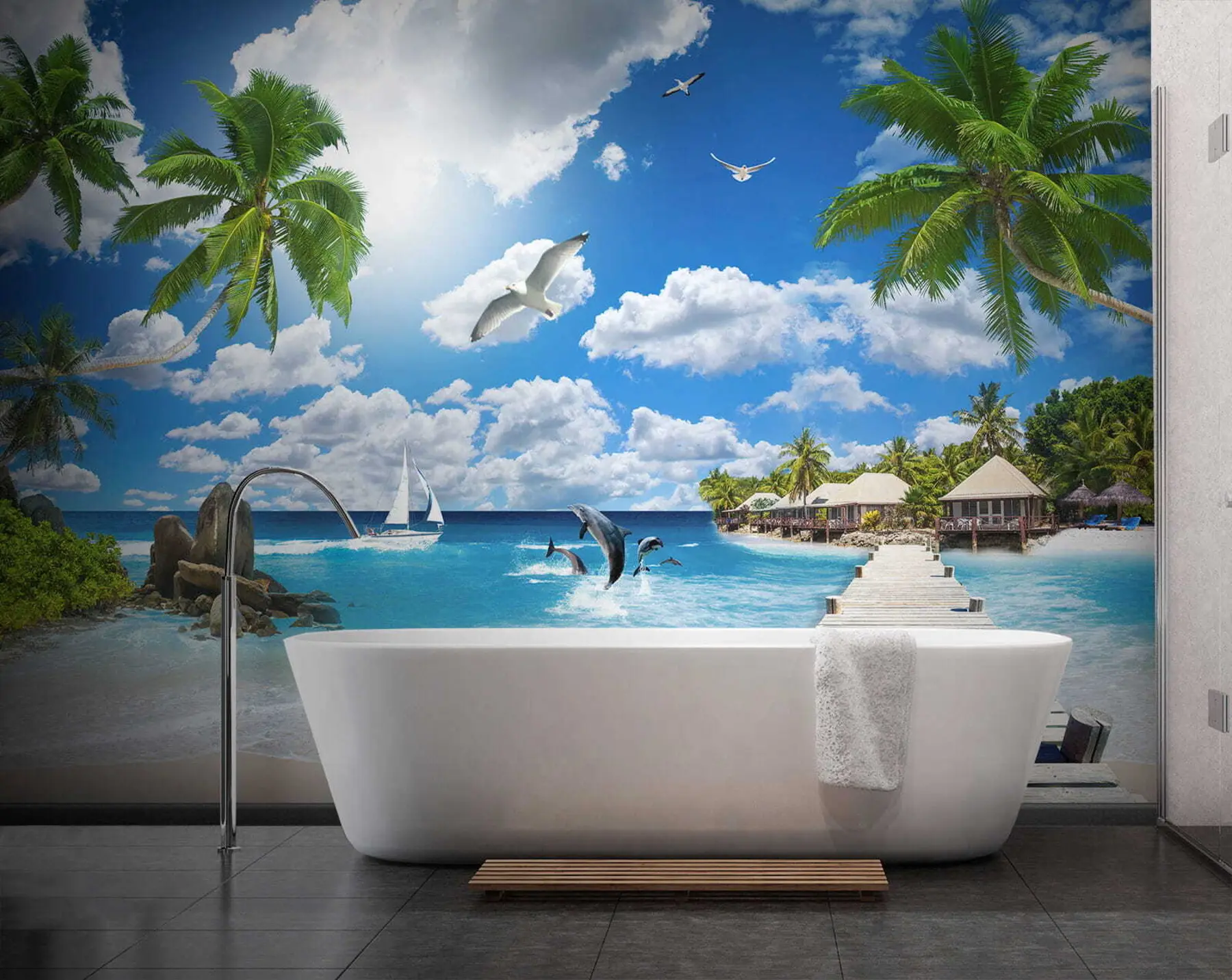 wall murals Paradise Island u06969