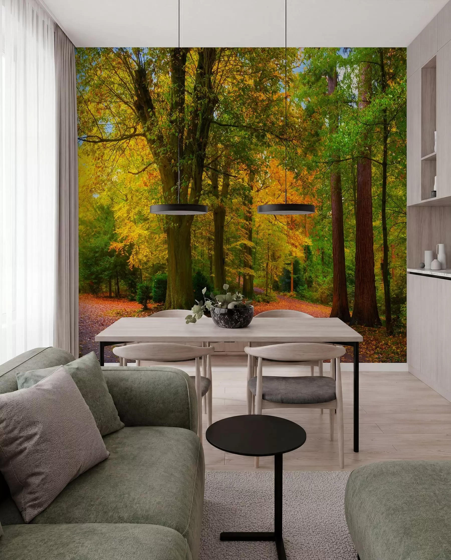 wall murals Beginning of autumn u08547