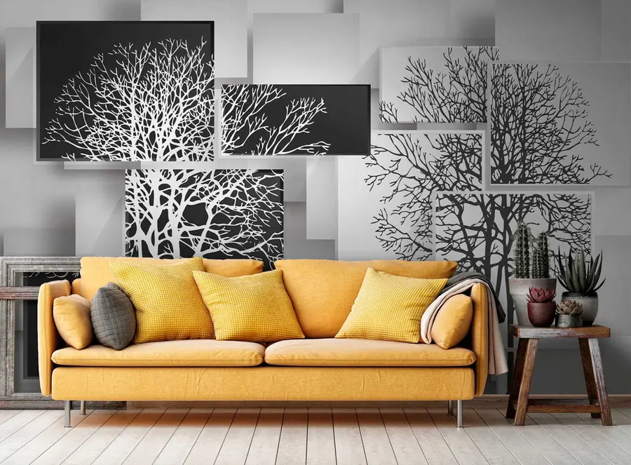 wall murals Yin Yan tree u09369