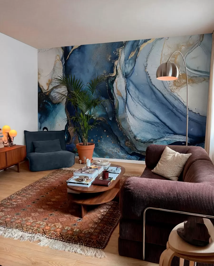 wall murals Sea marble u10197