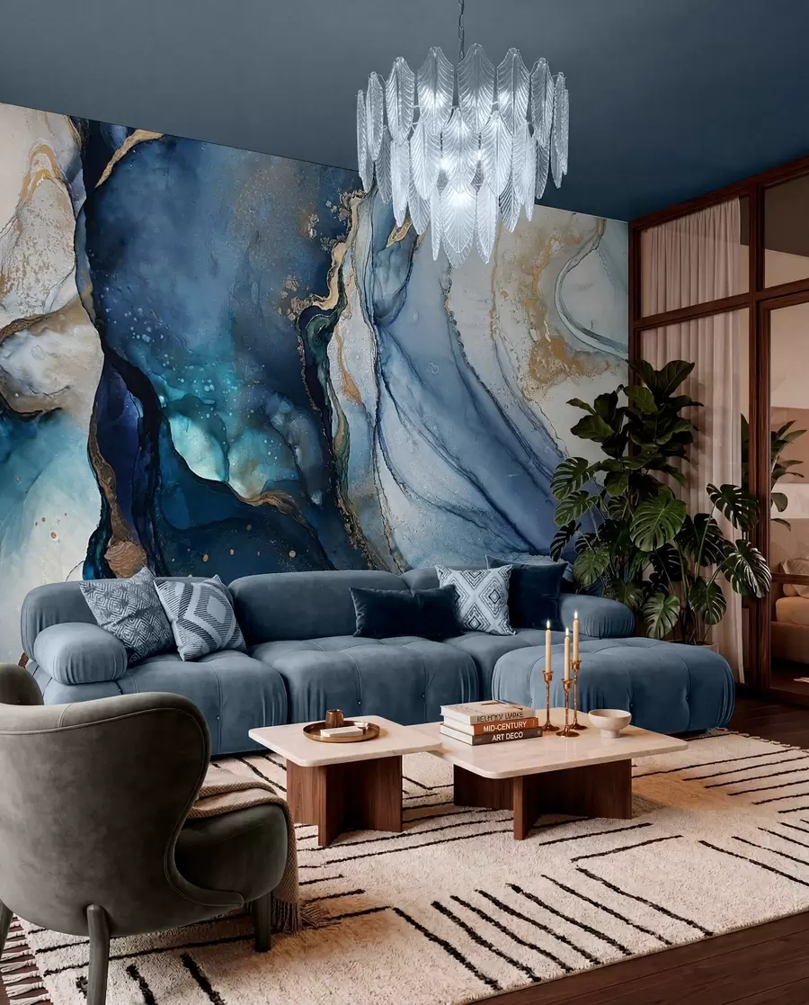 wall murals Sea marble u10197