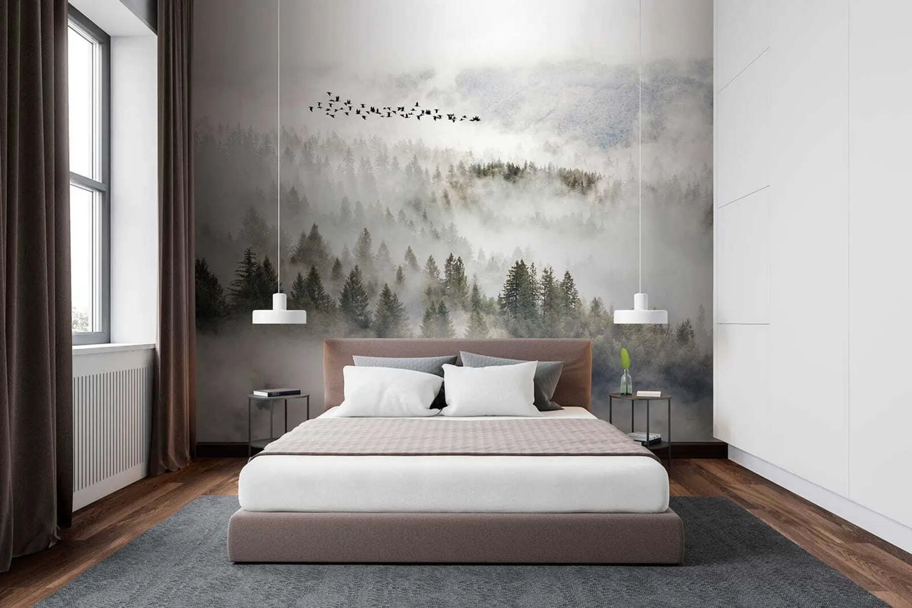 wall murals Cloud, sky and mountain u13823