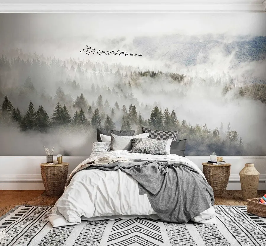 wall murals Cloud, sky and mountain u13823