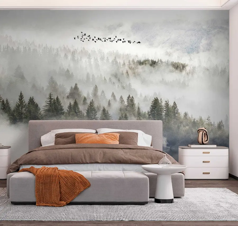 wall murals Cloud, sky and mountain u13823