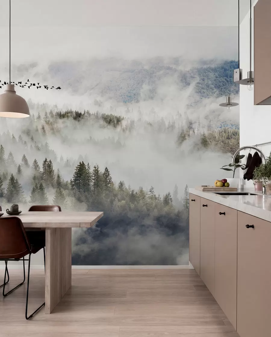 wall murals Cloud, sky and mountain u13823