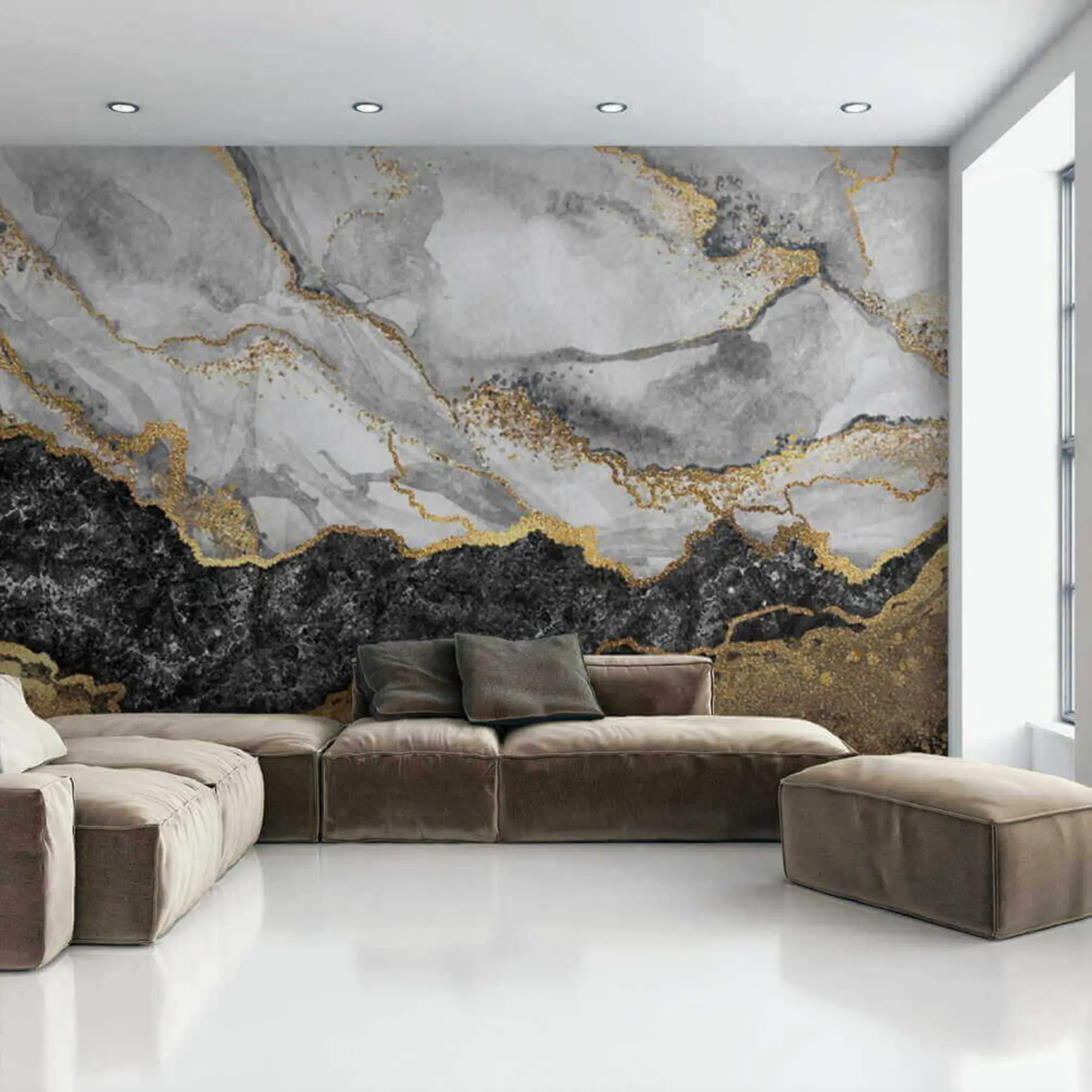 wall murals Overflow of color u16867