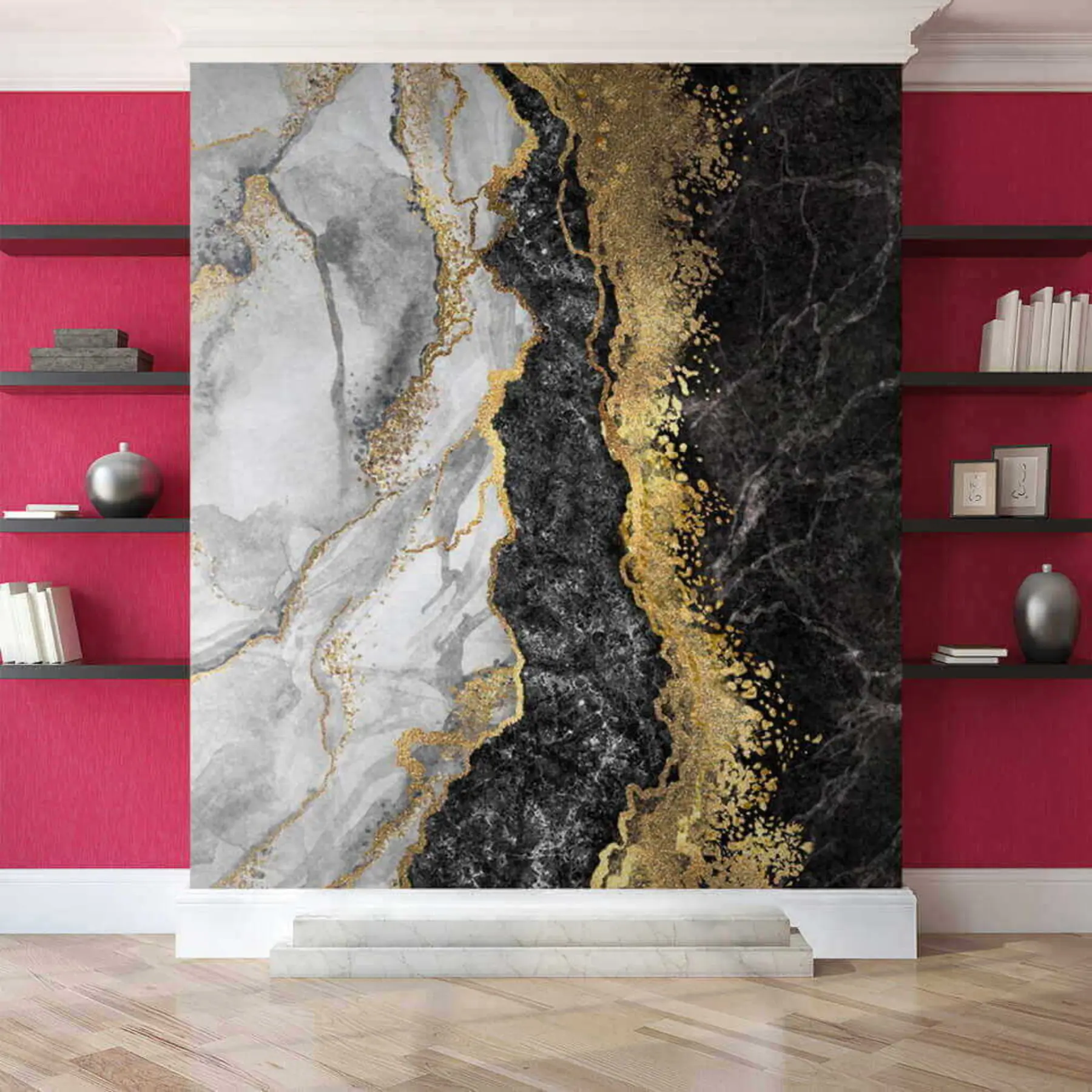 wall murals Overflow of color u16867