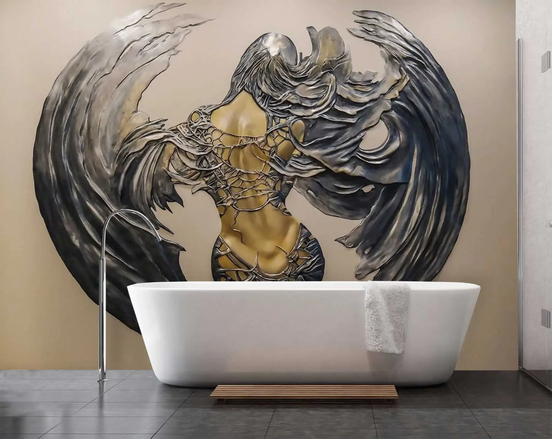 wall murals Art, wing and painting u24303