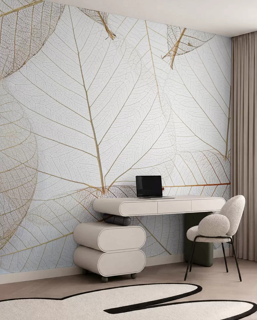 wall murals Transparent leaves u24439