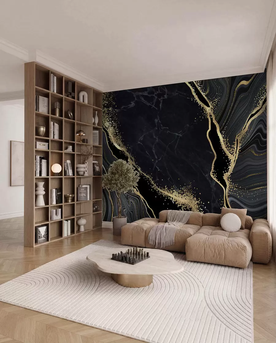 wall murals Marble wall u26236