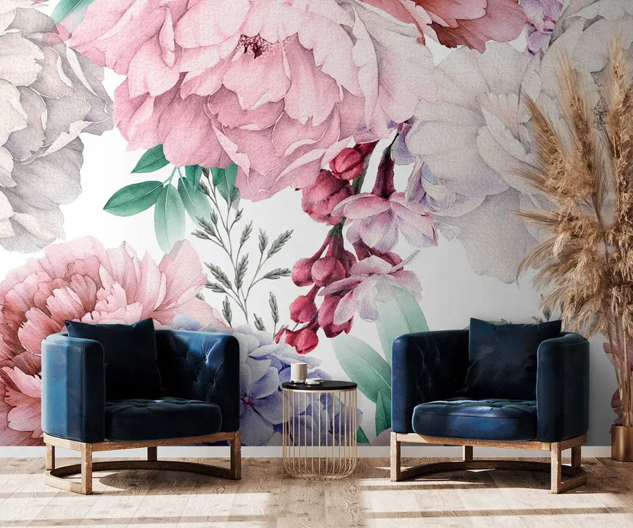 wall murals Delicate flowers u27236