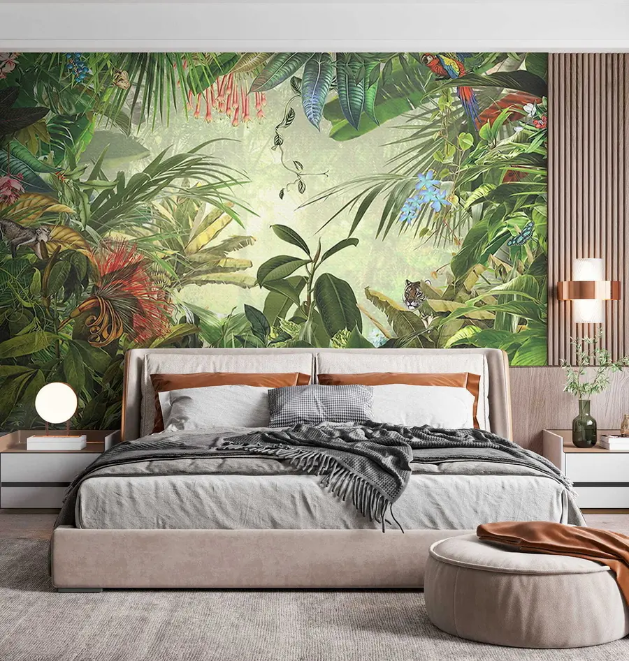 wall murals Tropical leaves u29981