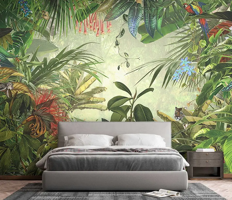 wall murals Tropical leaves u29981