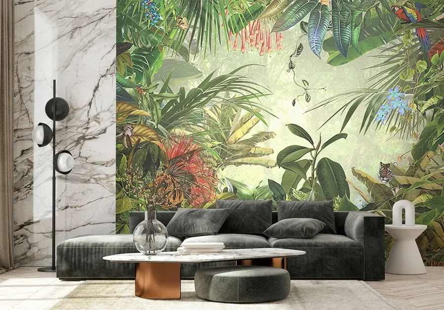 wall murals Tropical leaves u29981