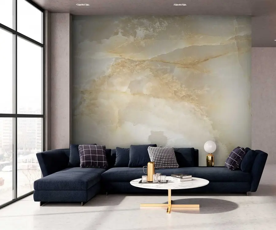wall murals Beige marble u32035