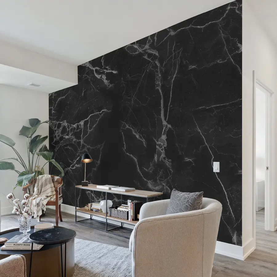 wall murals Black Marble Depth u32084