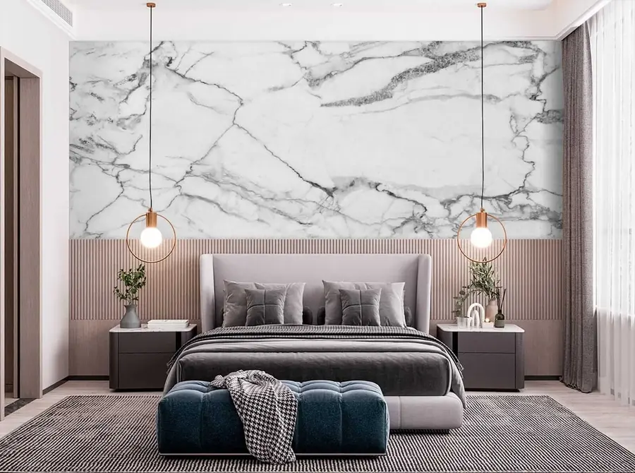 wall murals Ecoregion, natural environment and dry lake u32602