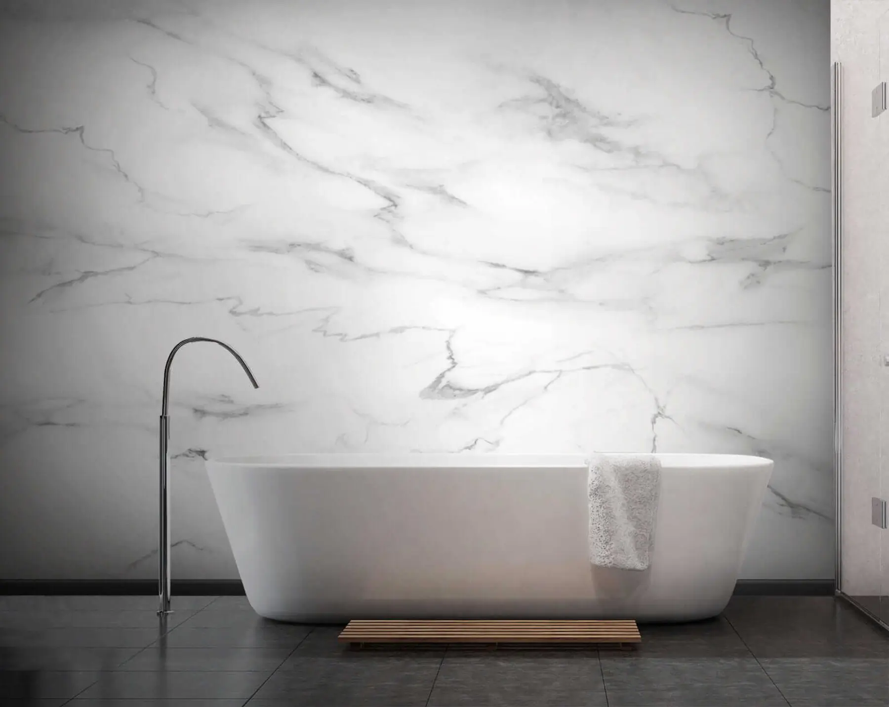 wall murals Marble wall u34349