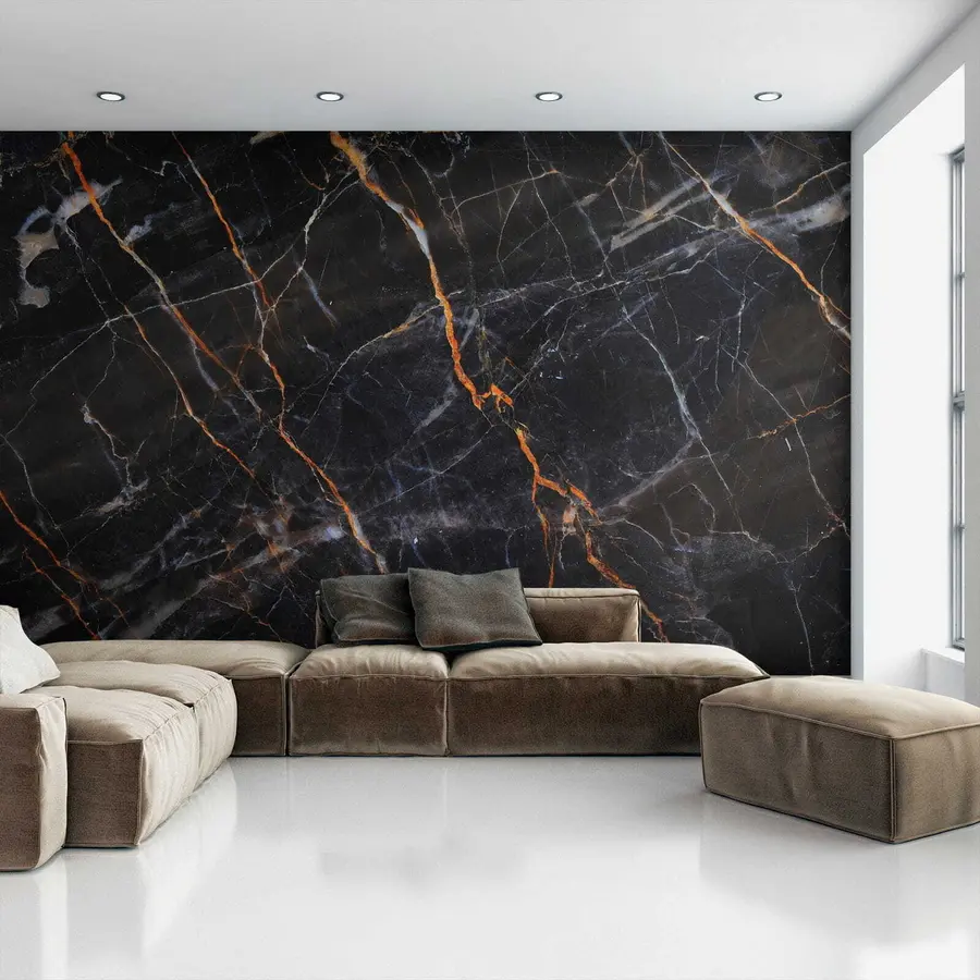wall murals Black classic marble u37463