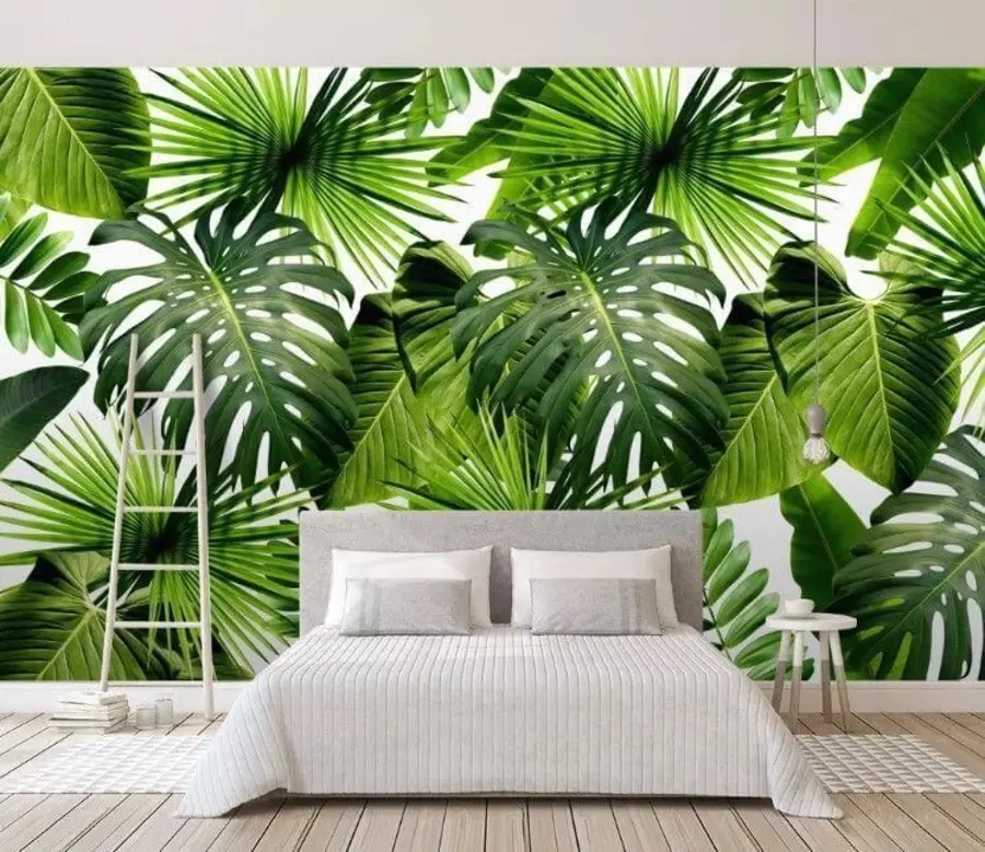 wall murals Tropical greens u37767
