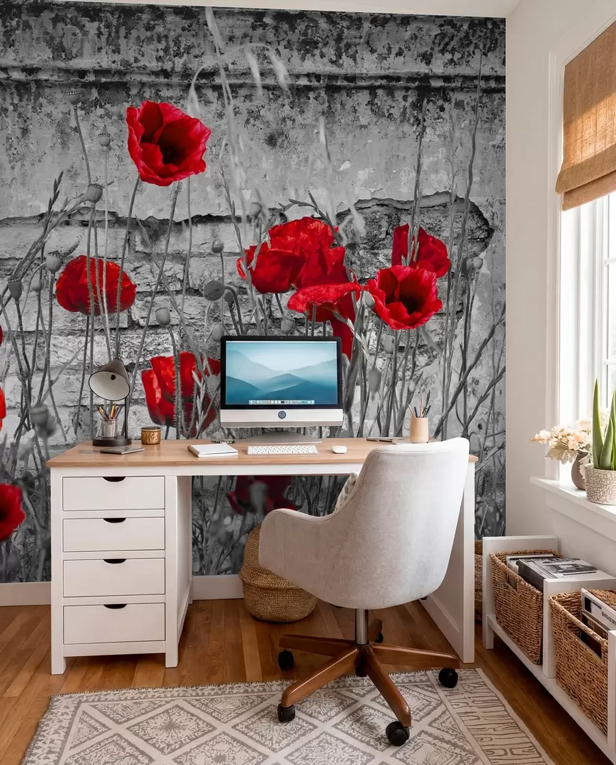 wall murals Flower, colorfulness and plant u40552