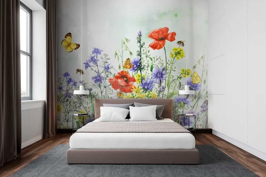 wall murals Summer bouquet u43104