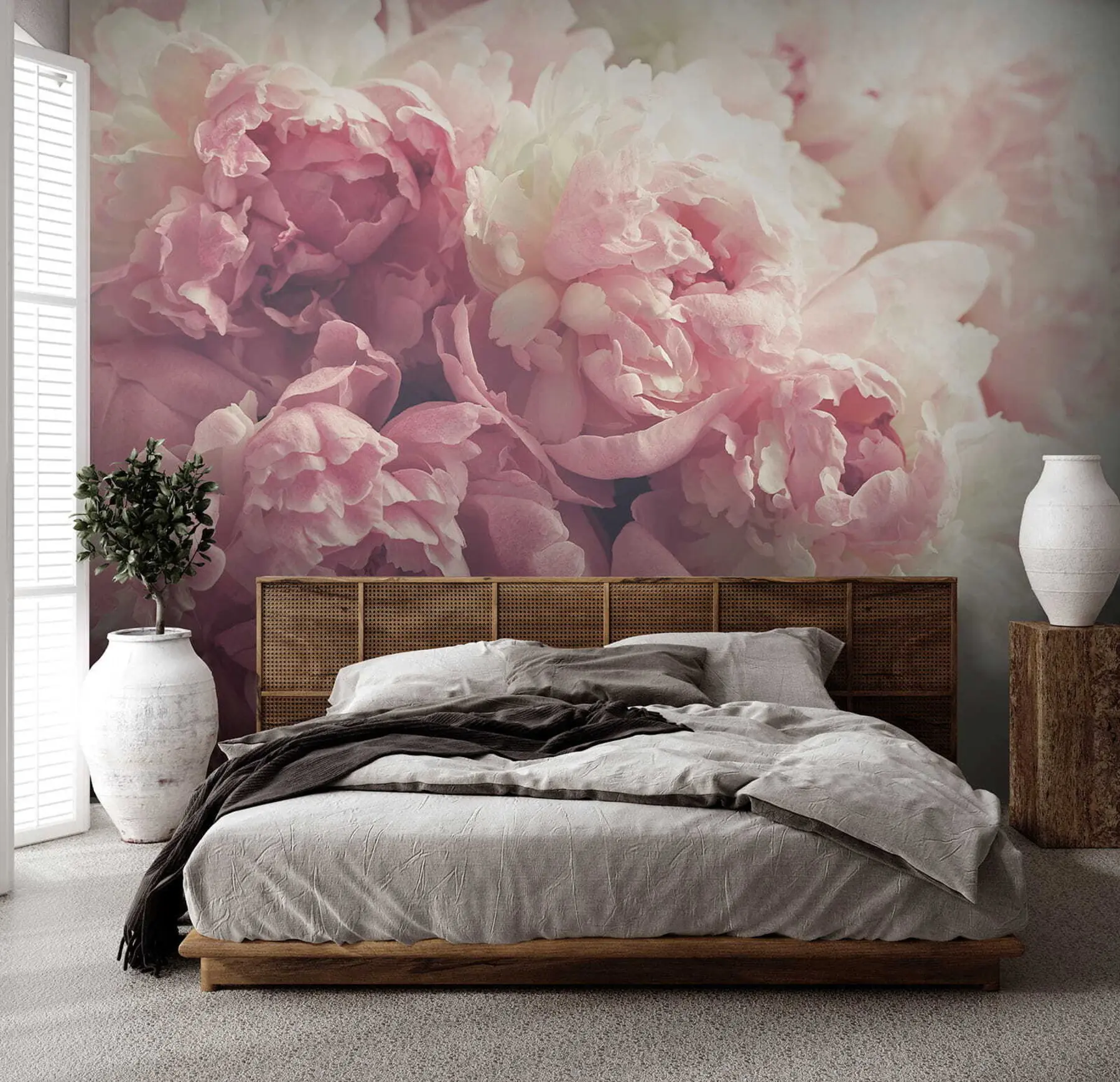wall murals Flower, petal and pink u44746