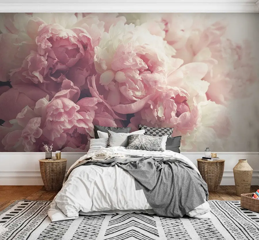 wall murals Flower, petal and pink u44746