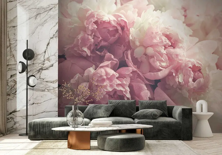 wall murals Flower, petal and pink u44746