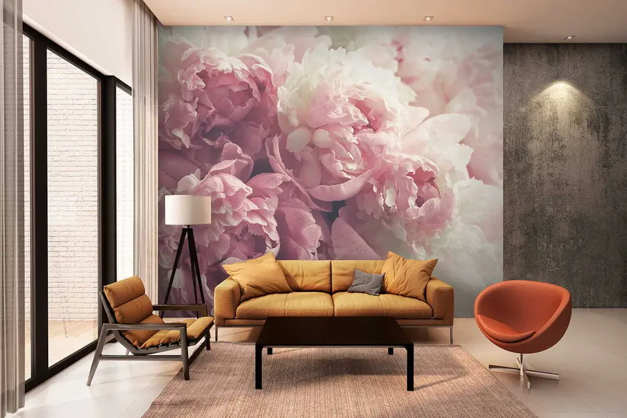 wall murals Flower, petal and pink u44746