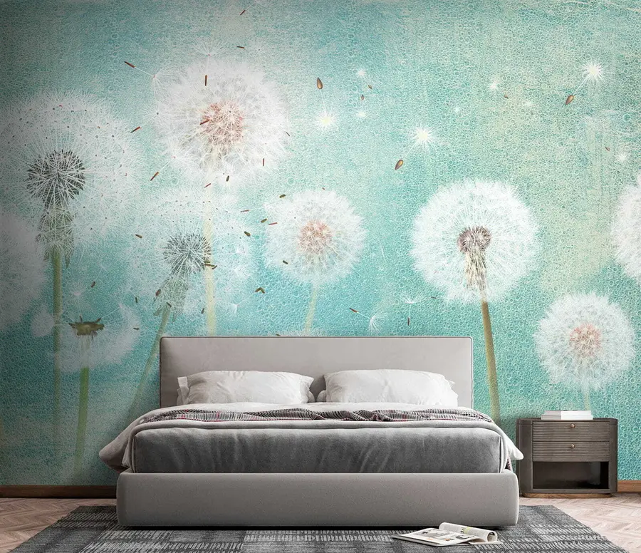 wall murals Cute dandelions u46357