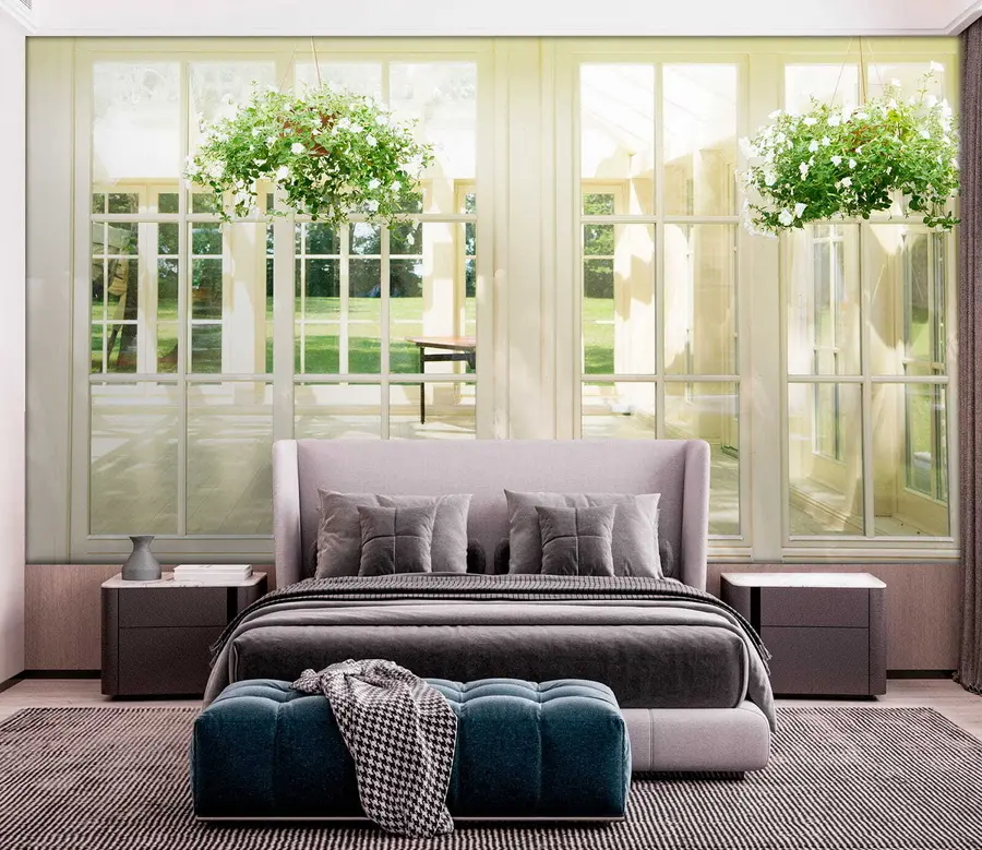 wall murals Property, window and fixture u52614