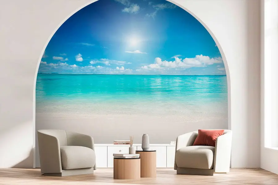 wall murals At the resort u52628