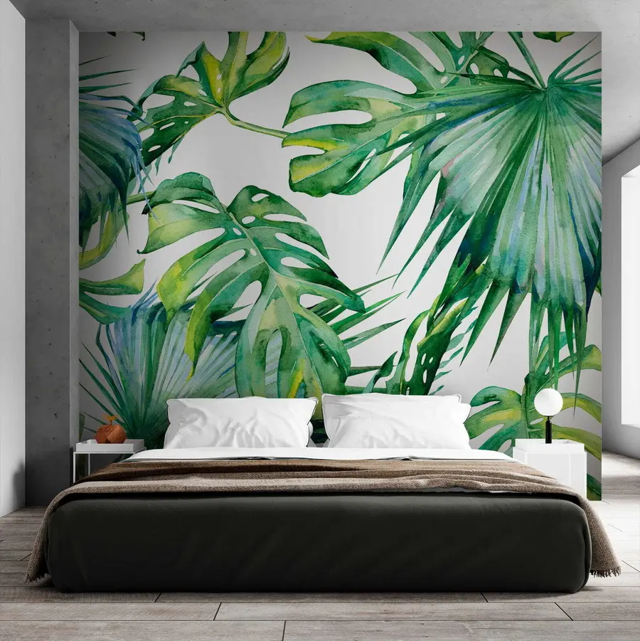 wall murals Juicy palm leaves u53522