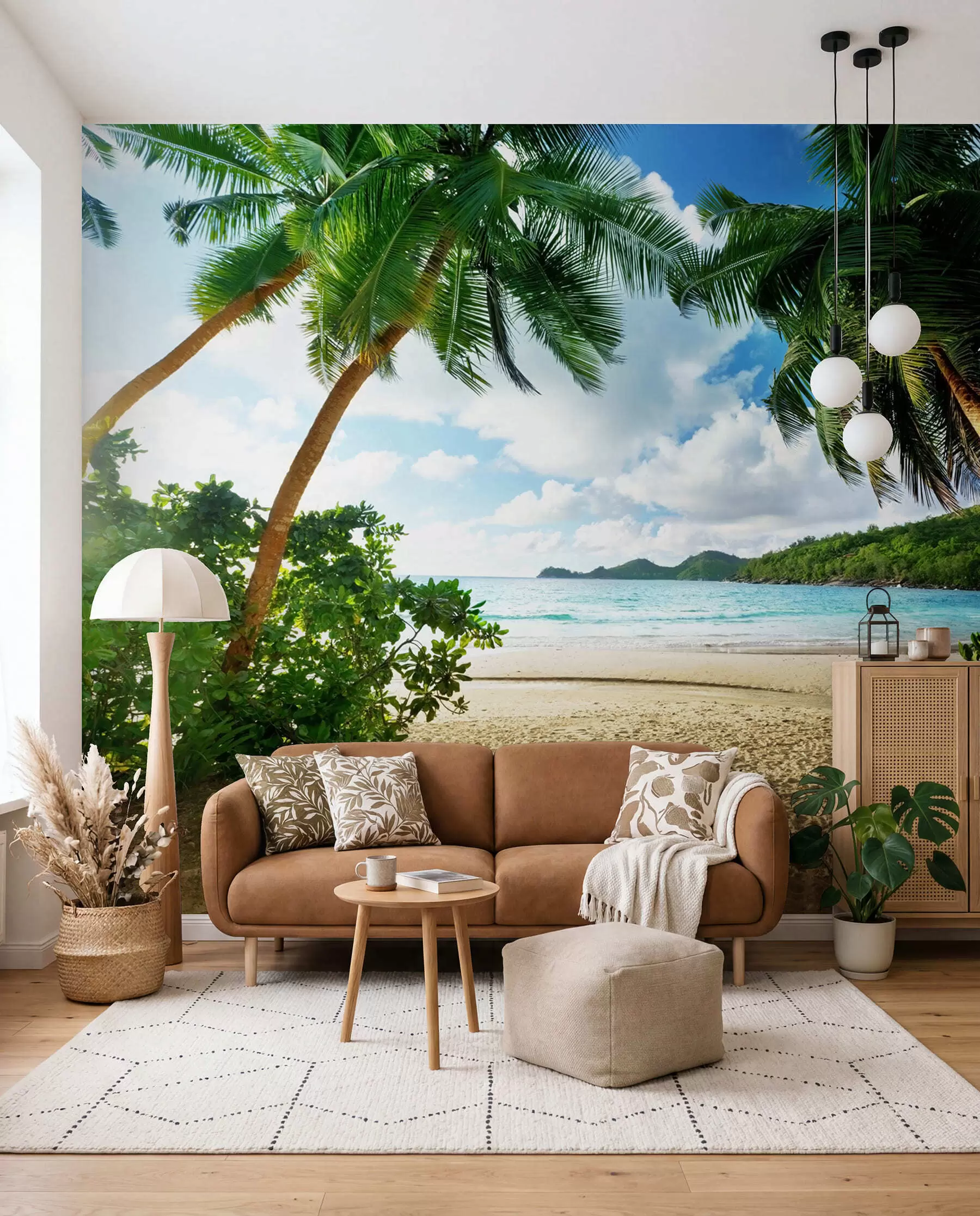 wall murals Cloud, sky and plant u53753