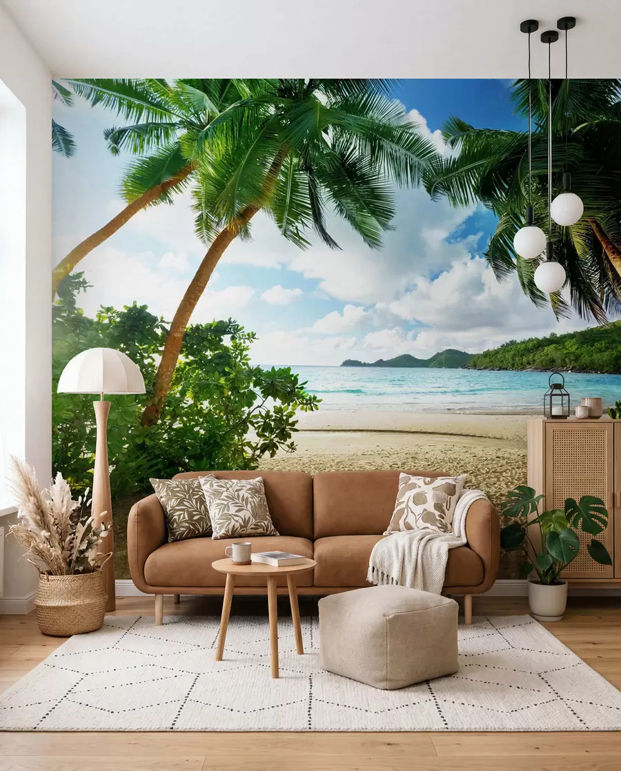 wall murals Cloud, sky and plant u53753