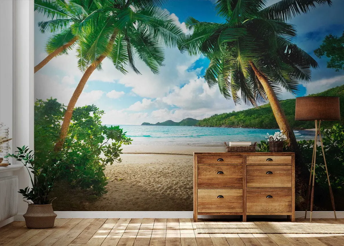 wall murals Cloud, sky and plant u53753