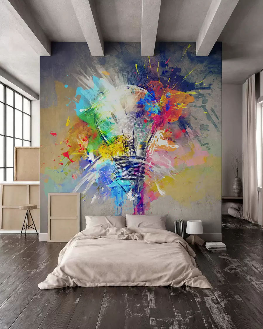wall murals Art paint, paint and font u53882