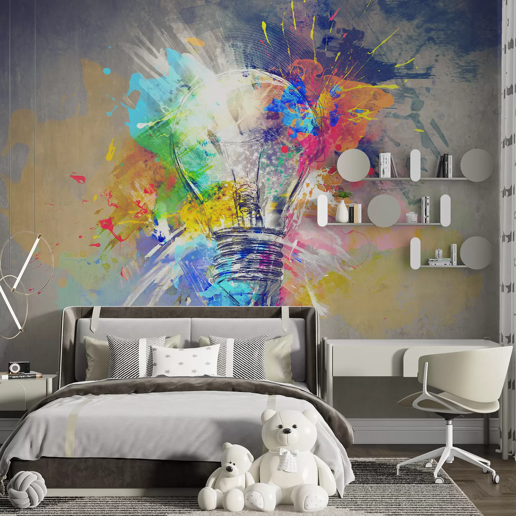 wall murals Art paint, paint and font u53882